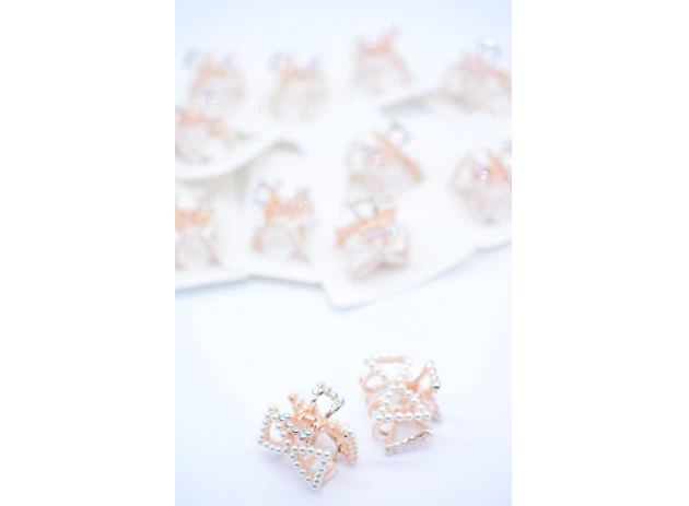 crab metal  2cm assorti set.12buc.00180