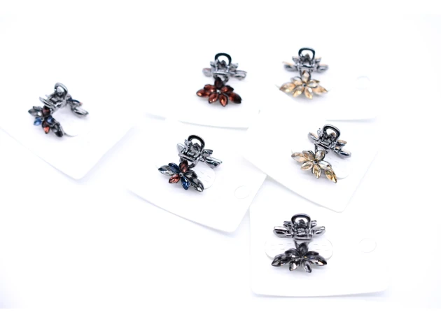 crab metal  2cm assorti set.12buc.00240