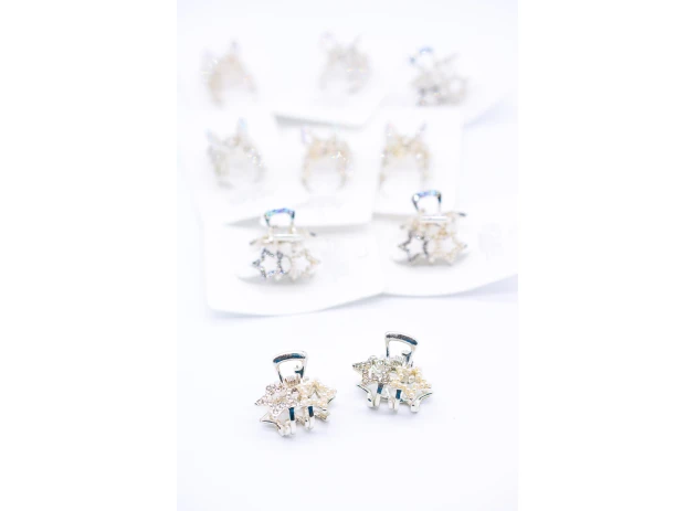 crab metal  2cm assorti set.12buc.00192