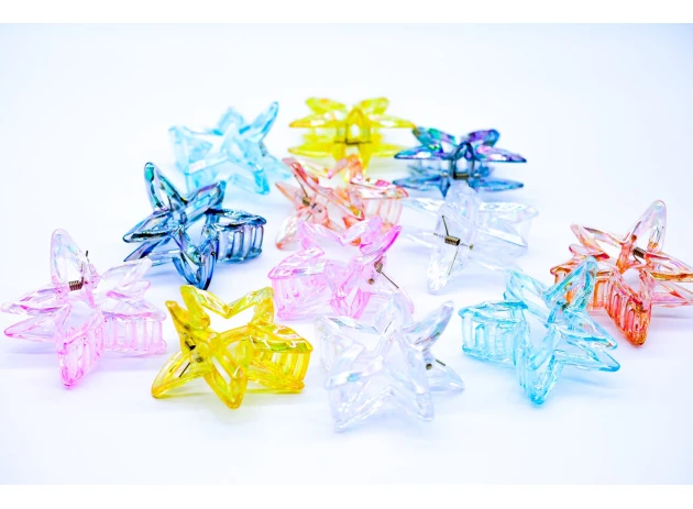 crab plastic  assorti set.12per.00120