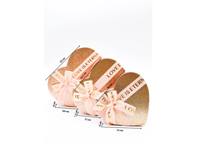 cutii p-u cadou assorti set.  3buc.00072