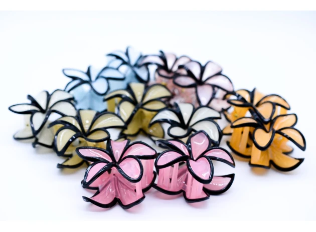 crab plastic  assorti set.6per.00096