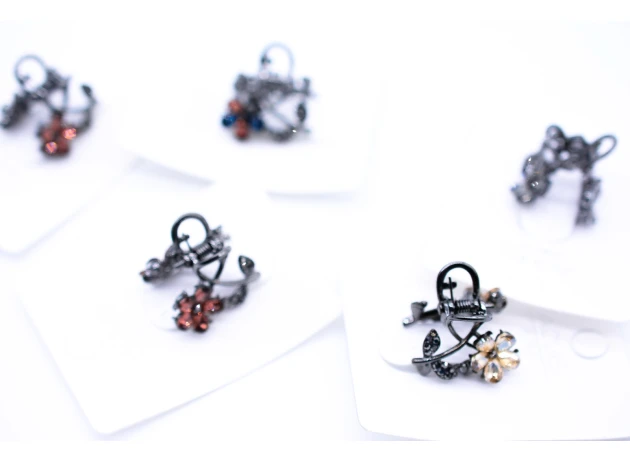 crab metal  2cm assorti set.12buc.00240