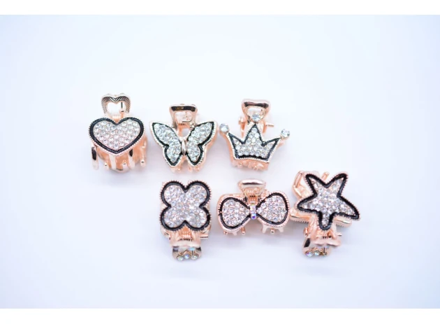 crab metal  2cm assorti set.12buc.00180