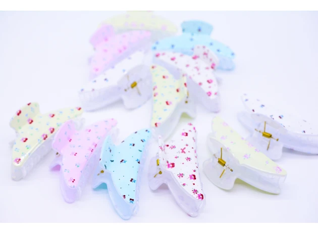 crab plastic  assorti set.6per.00144