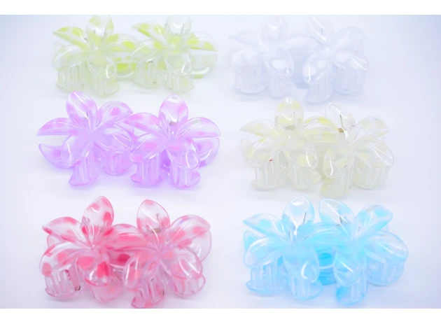 crab plastic  assorti set.6per.00096