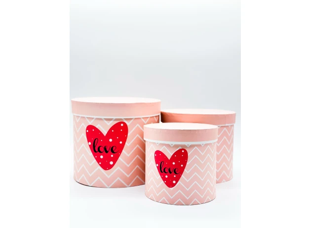 cutii p-u cadou assorti set.  3buc.00125