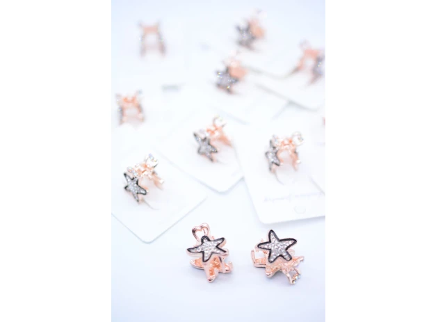 crab metal  2cm assorti set.12buc.00180