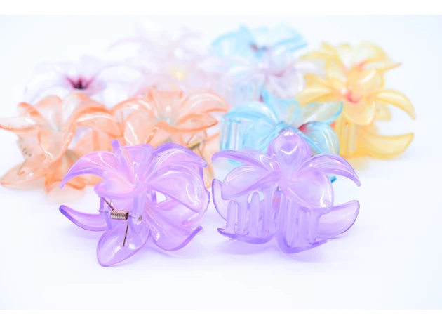 crab plastic  assorti set.6per.00120