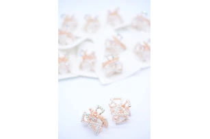 crab metal  2cm assorti set.12buc.00180