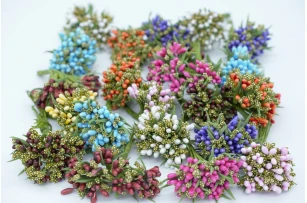 flori decor in assortiment set. 144buc.00092