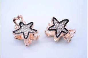 crab metal  2cm assorti set.12buc.00180
