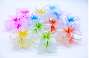 crab plastic  assorti set.6per.00120