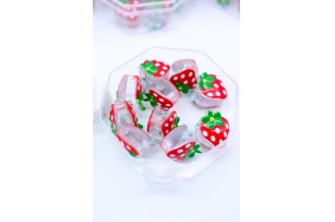 crab plastic 2cm assorti set.12cut..00252