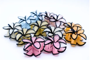 crab plastic  assorti set.6per.00096