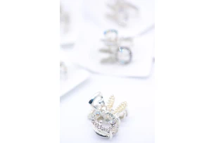 crab metal  2cm assorti set.12buc.00192