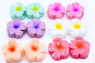 crab plastic  assorti set.6per.00120