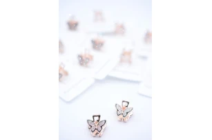 crab metal  2cm assorti set.12buc.00180