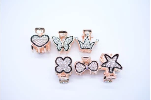 crab metal  2cm assorti set.12buc.00180