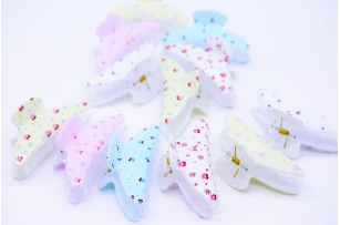 crab plastic  assorti set.6per.00144