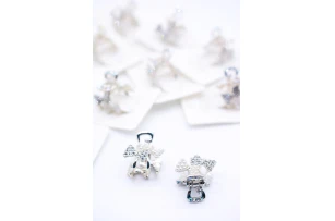 crab metal  2cm assorti set.12buc.00192