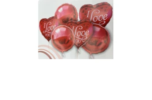 baloane assorti set. 6buc.18cm 00028*