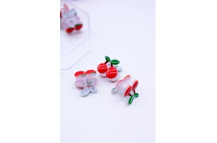 crab plastic 2cm assorti set.12cut..00252