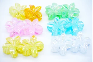 crab plastic  assorti set.6per.00174