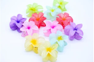 crab plastic  assorti set.6per.00096