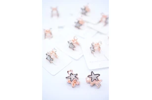 crab metal  2cm assorti set.12buc.00180