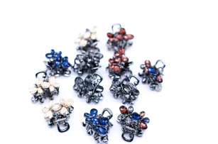 crab metal  2cm assorti set.12buc.00240